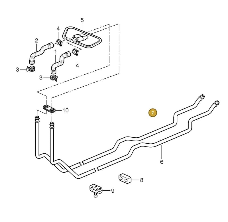95857230410 — Porsche GT3 RS (2006-2011) diagram p29813000, position 7