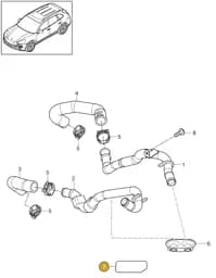 95857279200 Porsche Seal for Water Box