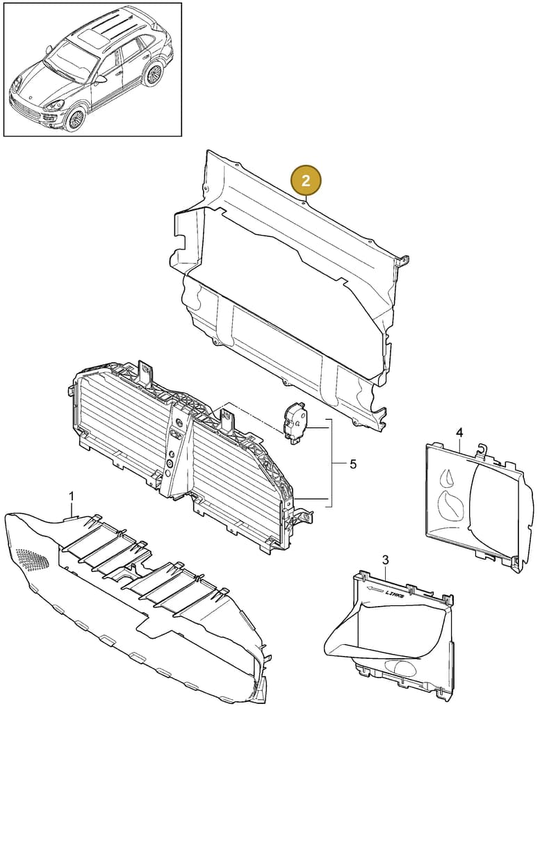95857529110 — Porsche Cayenne (2010-2018) diagram p37802040, position 2