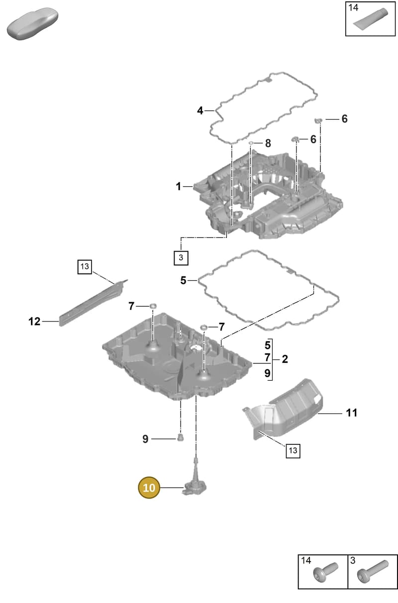95860616011 — Porsche 911 (2024-2025) diagram p63104050, position 10