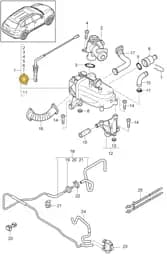 95860668800 Porsche Temperature Sensor