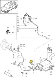 95861062900 Porsche Power Electronics for Reducing Agent