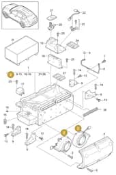 95862446300 Porsche Fan Motor