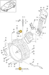 95862462300 Porsche Coolant Connection