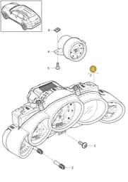 95864195454 Porsche Combi-Instrument