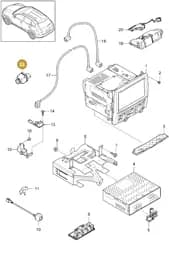 95864720307 Porsche Connecting Line