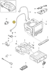 95864720825 Porsche Connecting Line