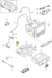 95864720830 Porsche Aerial Connection Line