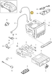 95864721615 Porsche Connecting Line