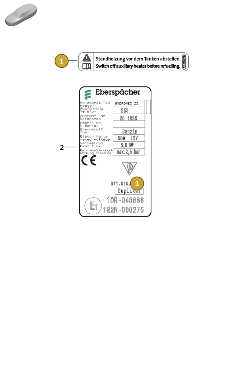 95870111900 — Porsche Panamera (2023-2025) diagram p62009000, position 1