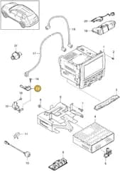 95885727300 Porsche Trim for Centre Console