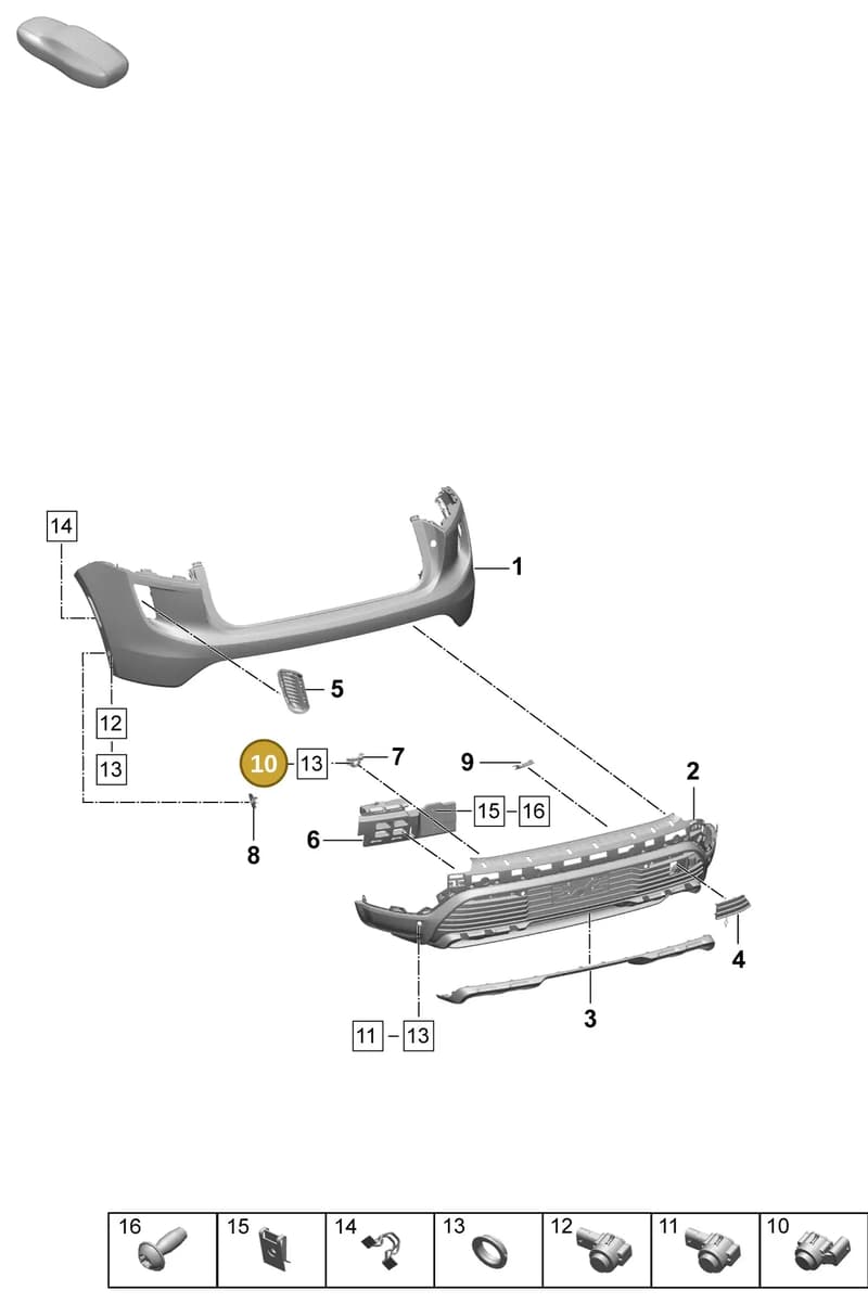 958919275905 — Porsche Macan (2024-2024) diagram p61802540, position 10