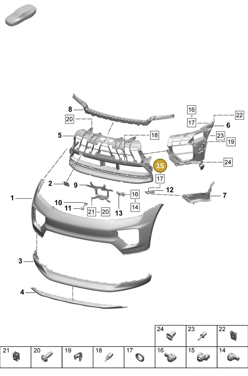 958919275A905 — Porsche Macan (2024-2024) diagram p61802030, position 15