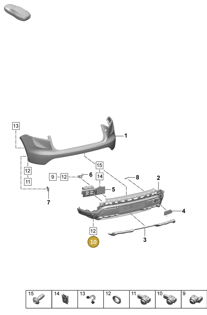 958919275A905 — Porsche Macan (2024-2024) diagram p61802530, position 10