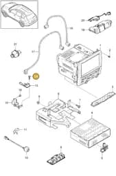95891981300 Porsche Bracket