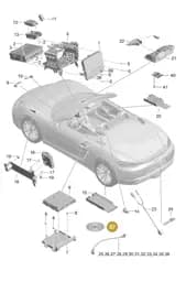 95891985500 Porsche Cd-Rom for Electronic Driver's Logbook