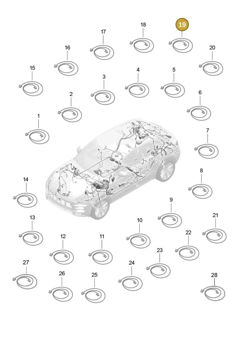 95B035550CJ — Porsche Macan (2013-2018) diagram p44911012, position 19