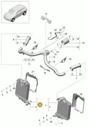 95B145804B Porsche Charge Air Cooler