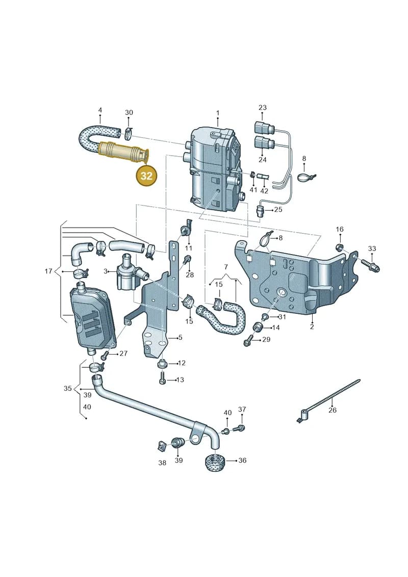 95B265587 — Audi Q5 (2016-2025) diagram 896261000, position 32