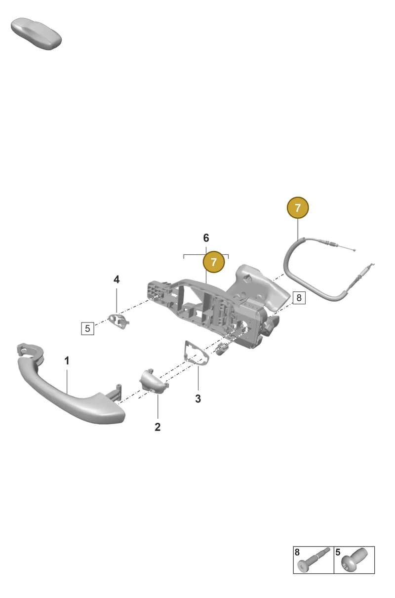 95B837017 — Porsche 911 (2021-2022) diagram p59804210, position 7