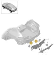 95B864539A Porsche Seal