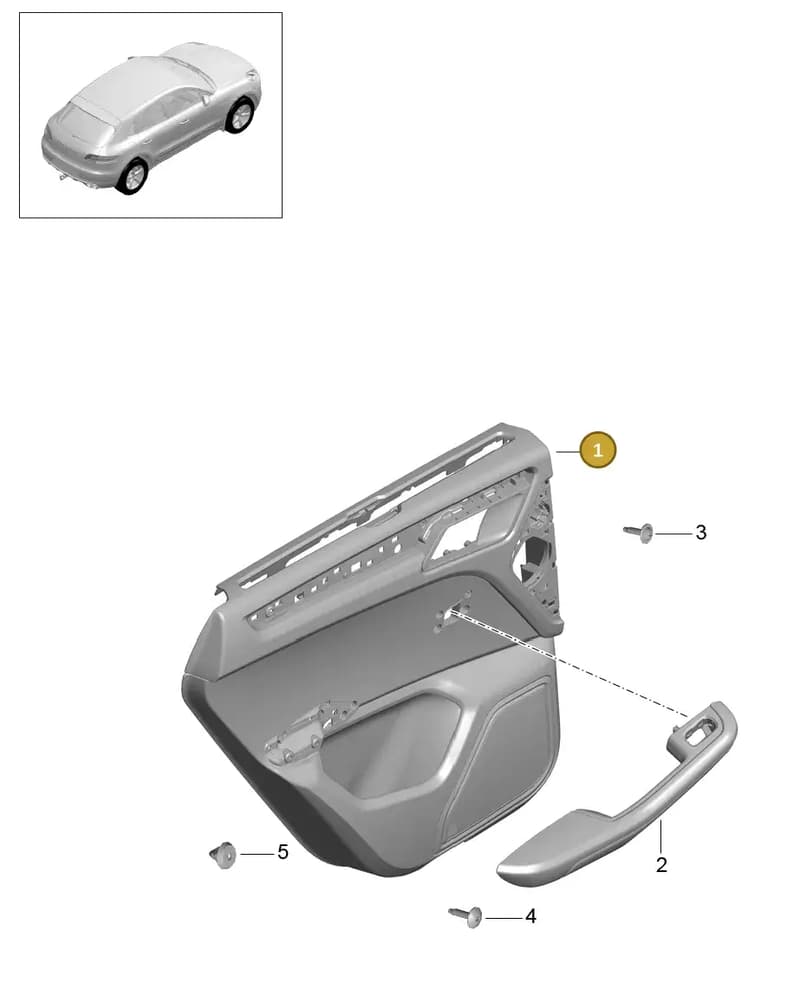 95B867306RHWO — Porsche Macan (2013-2018) diagram p44808050, position 1