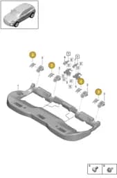 95B8871877N0 Porsche Cover (Espresso 7N0)