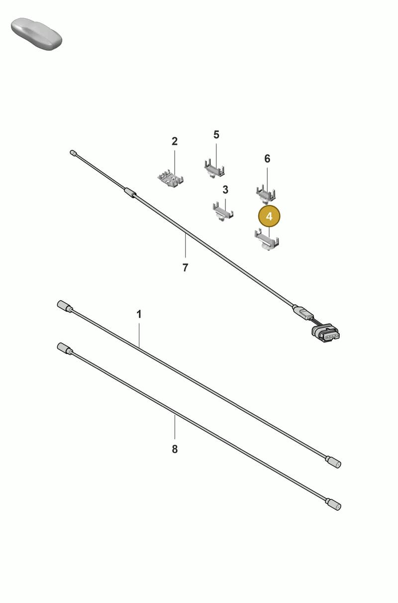 95B937545D — Porsche Panamera (2020-2023) diagram p58911020, position 4