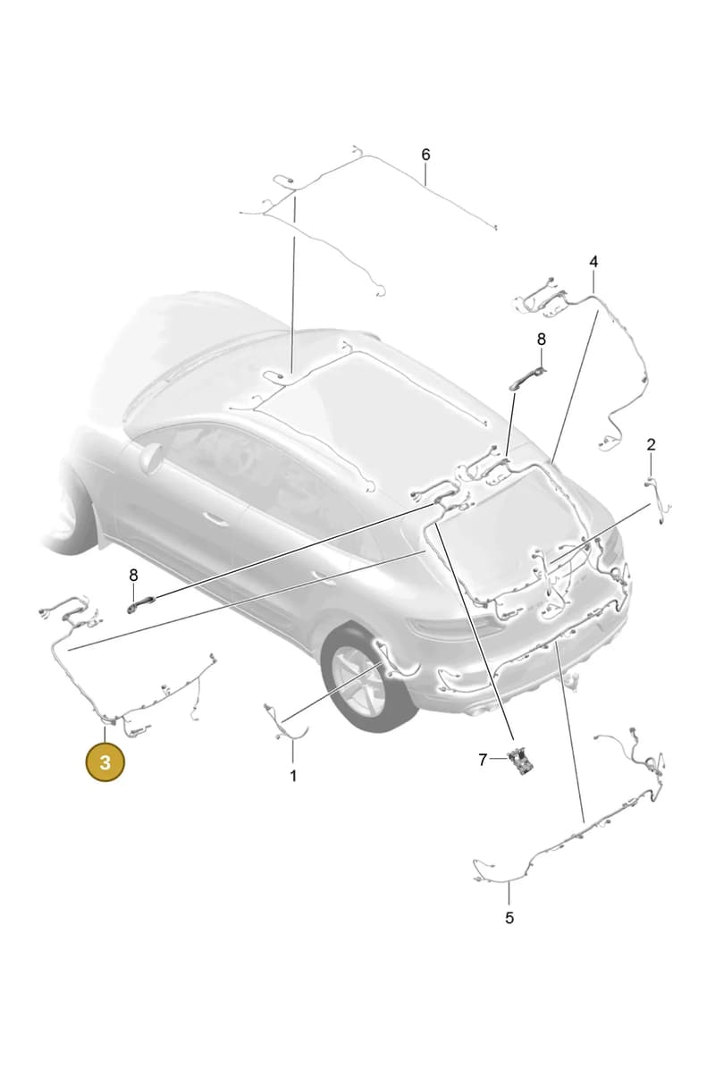 95B971145AA — Porsche Macan (2013-2018) diagram p44902020, position 3