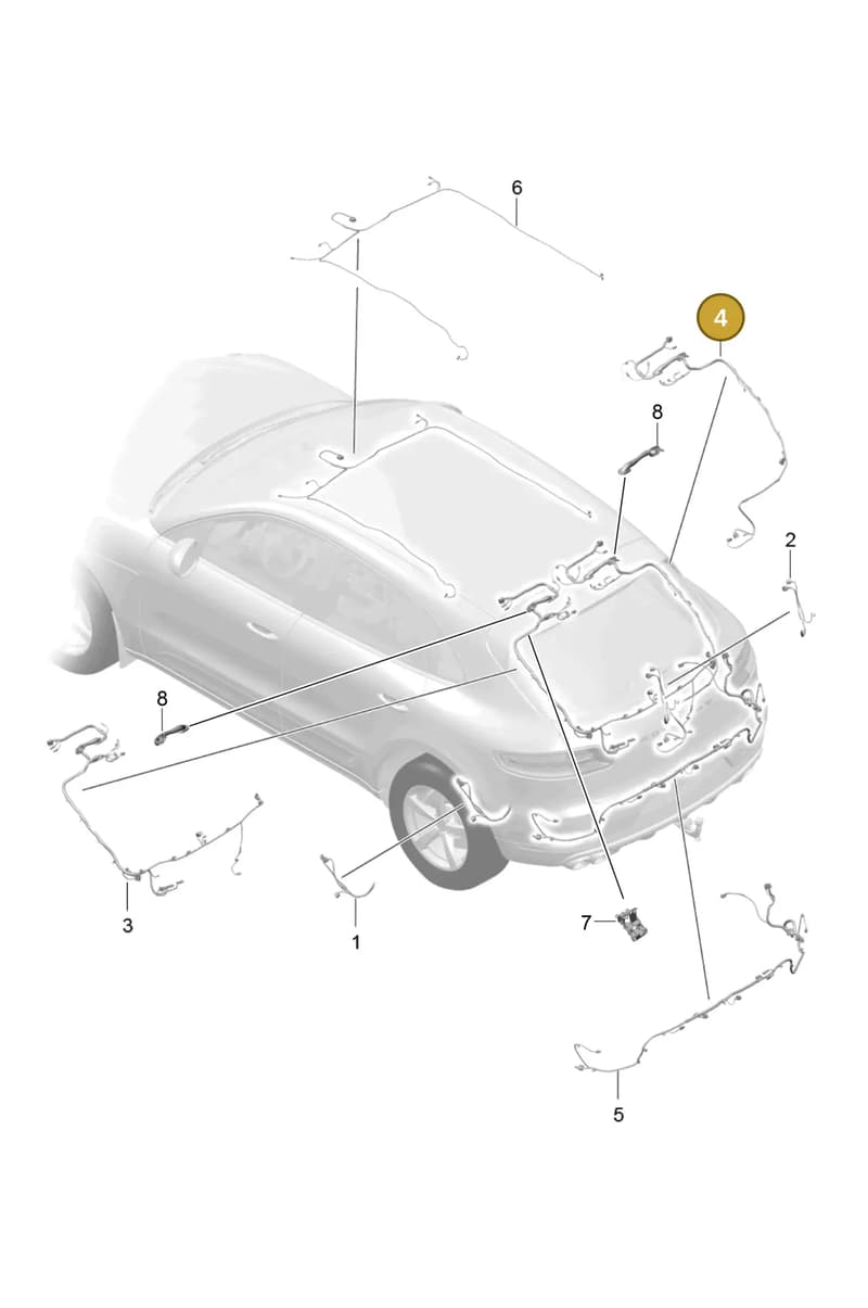 95B971148A — Porsche Macan (2013-2018) diagram p44902020, position 4
