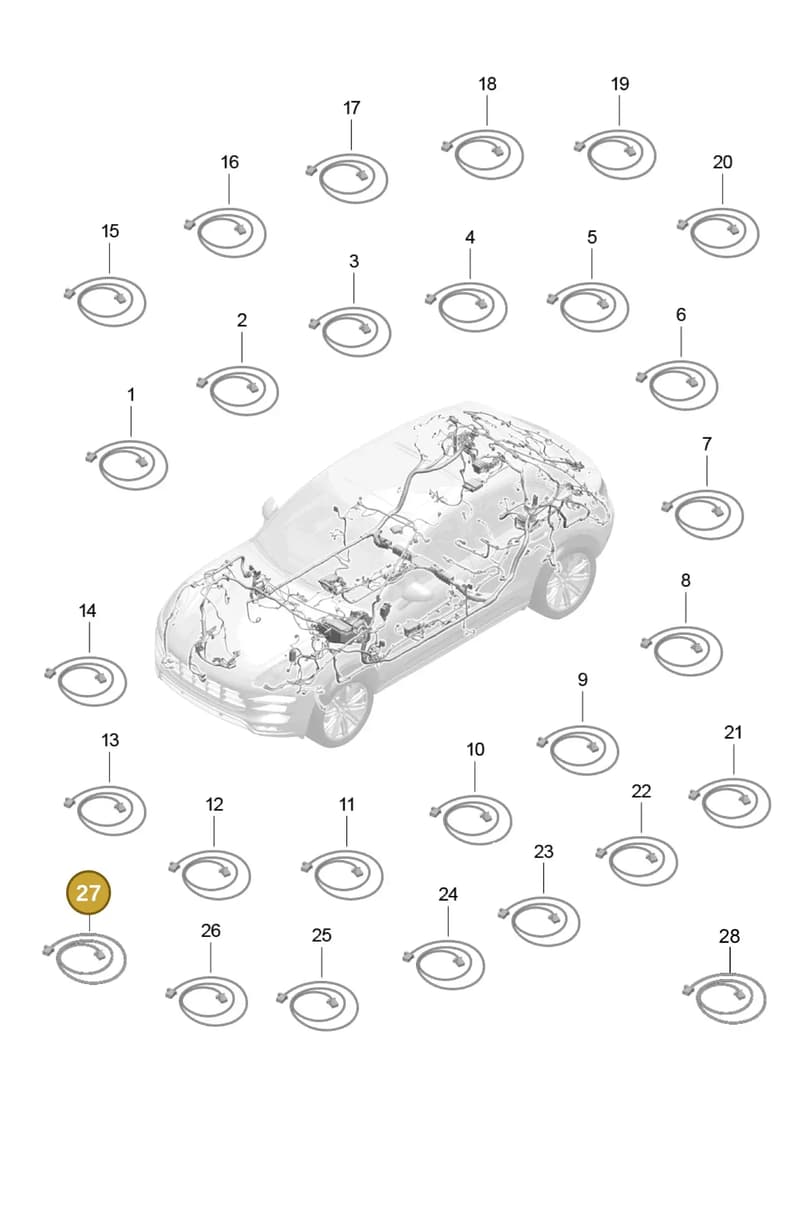 95B971298AP — Porsche Macan (2013-2018) diagram p44911010, position 27