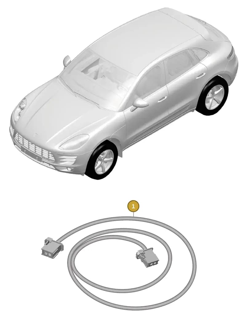 95B971345 — Porsche Macan (2013-2018) diagram p44902060, position 1