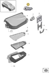 95B971824K Porsche Cable Guide