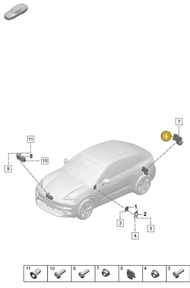 95C035915A — Porsche Macan (2024-2024) diagram p61901600, position 6