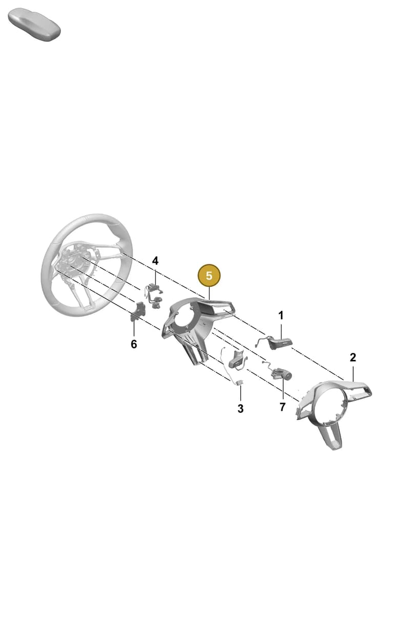 95C4197985Q0 — Porsche Taycan Sport Turismo (2023-) diagram p64403245, position 5