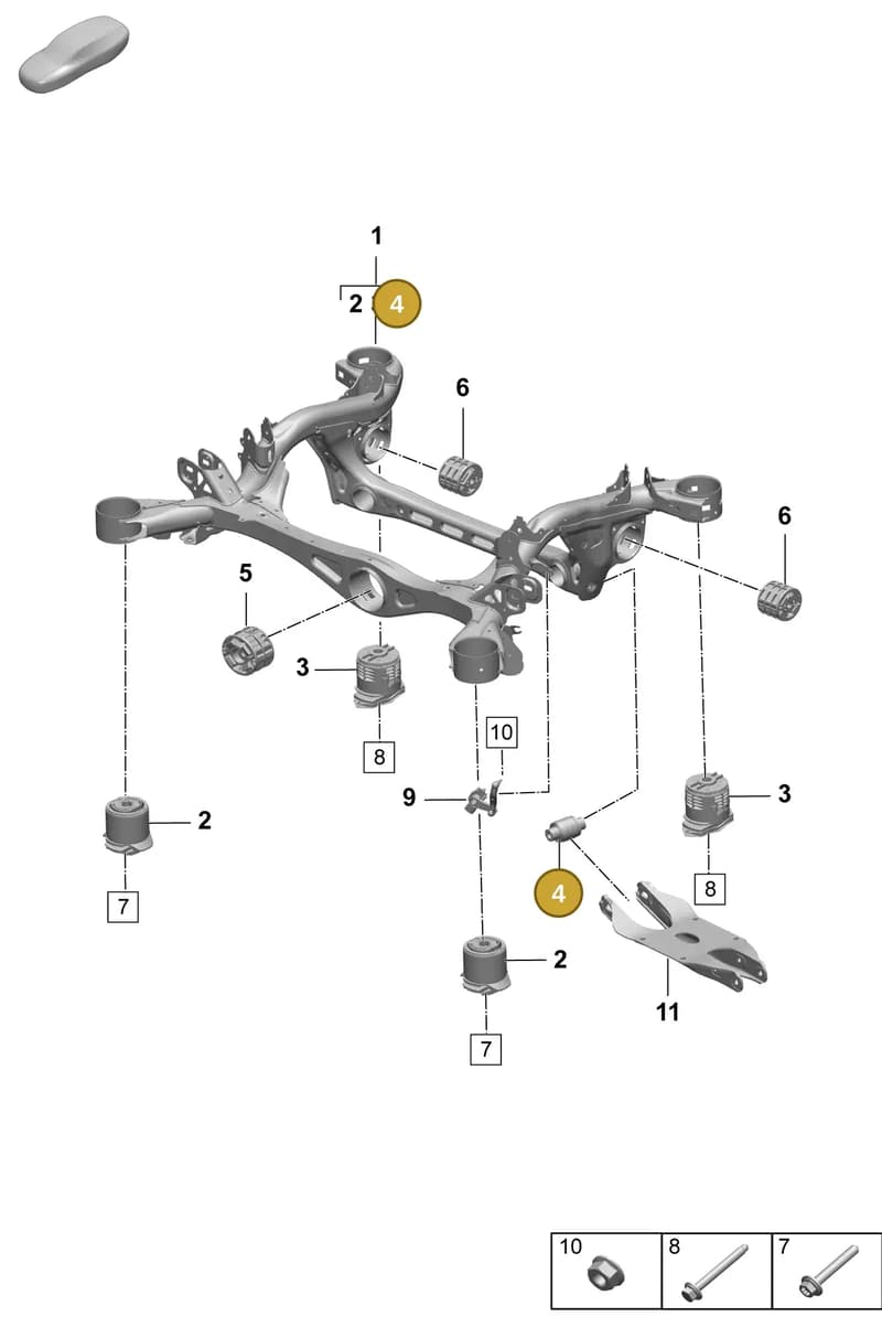 95C505279 — Porsche Macan (2024-2024) diagram p61501010, position 4