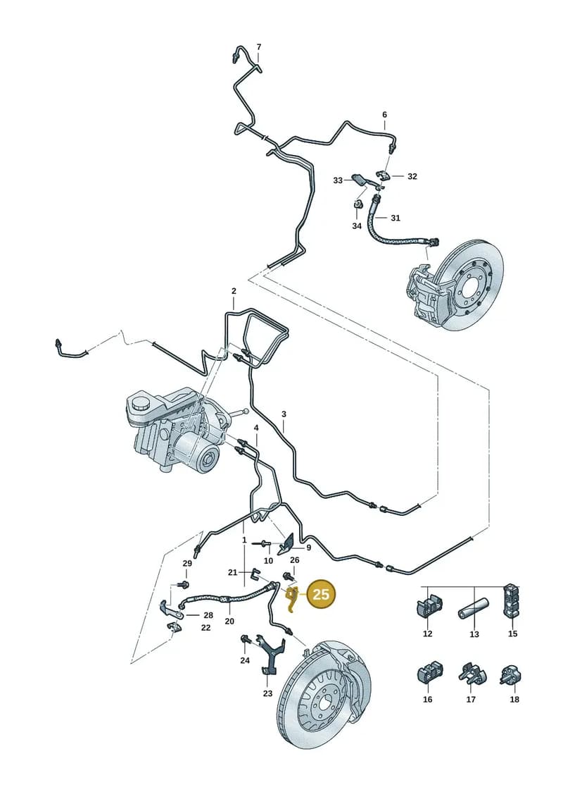 95C611841A — Audi Q6 e-tron (2023-2025) diagram f5s611020, position 25
