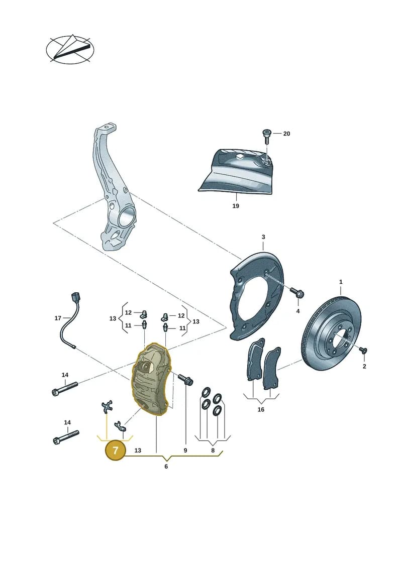 95C615269E — Audi Q6 e-tron (2023-2025) diagram f5s615030, position 7