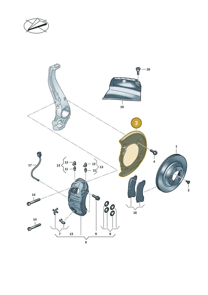 95C615311F — Audi Q6 e-tron (2023-2025) diagram f5s615030, position 3