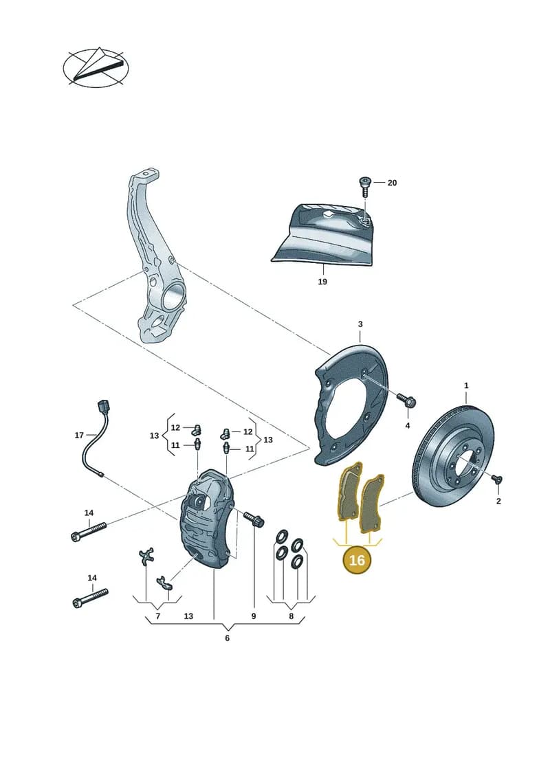 95C698151 — Audi Q6 e-tron (2023-2025) diagram f5s615030, position 16
