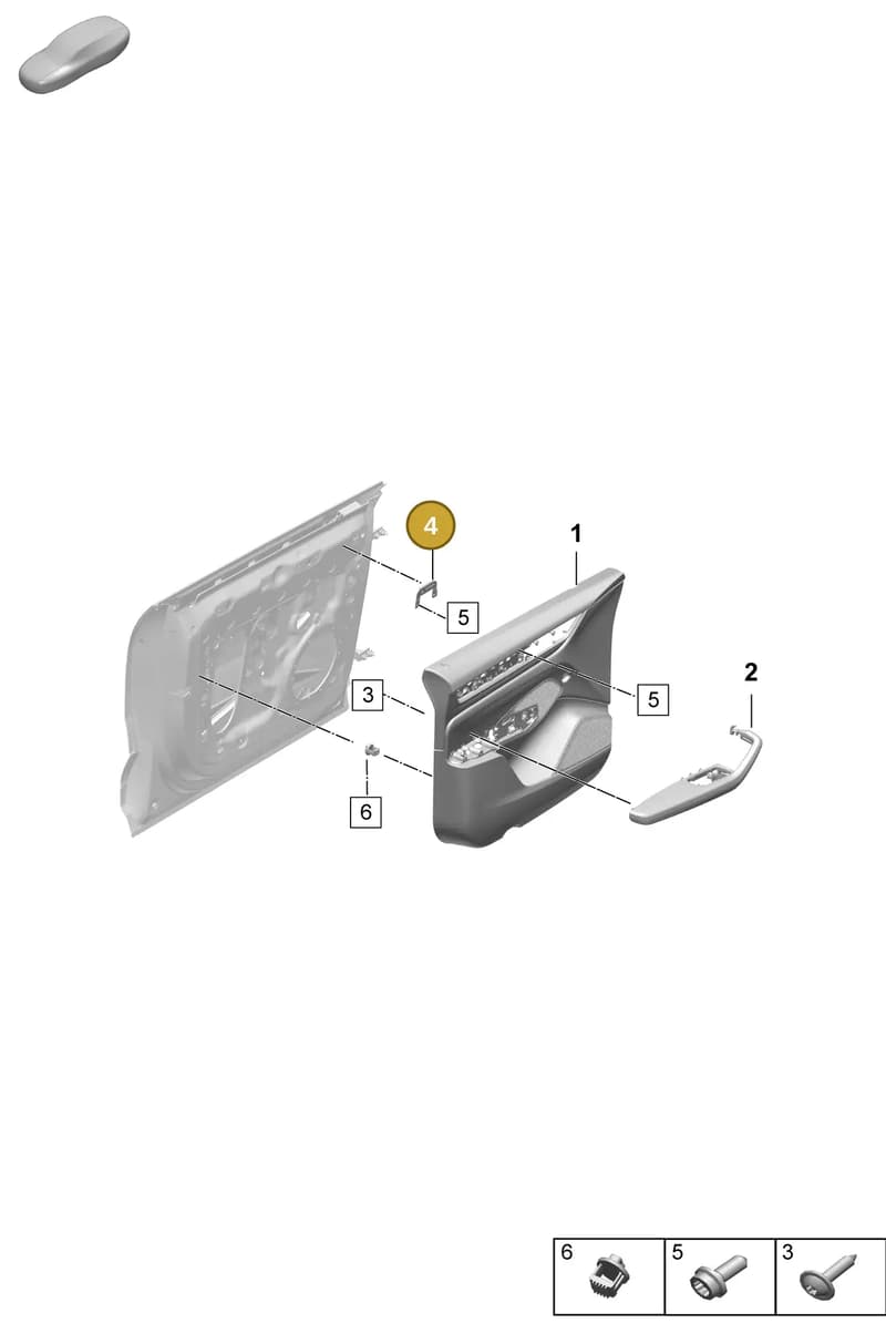 95C801330 — Porsche Macan (2024-2024) diagram p61808000, position 4