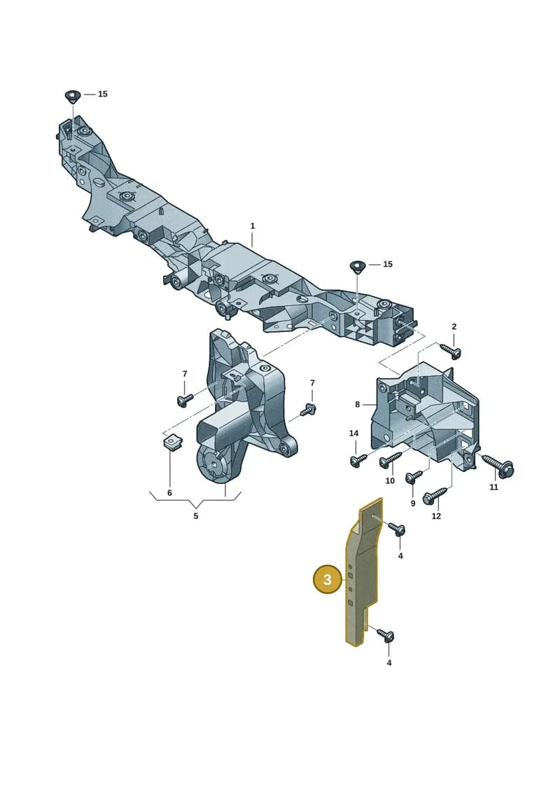 95C805153A — Audi Q6 e-tron (2023-2025) diagram f5s805000, position 3