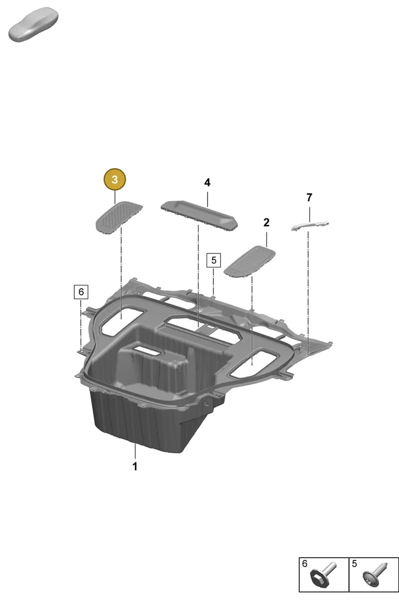 95C805208 — Porsche Macan (2024-2024) diagram p61801130, position 3