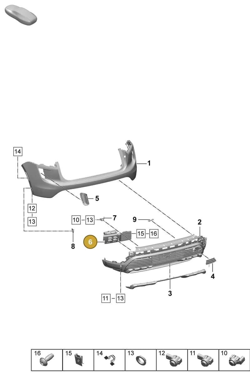 95C807579 — Porsche Macan (2024-2024) diagram p61802540, position 6