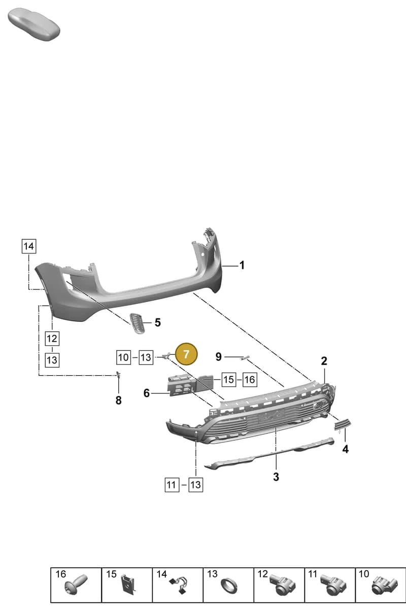 95C807595A — Porsche Macan (2024-2024) diagram p61802540, position 7