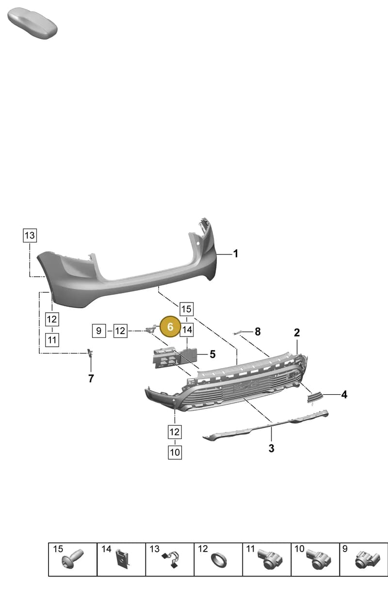 95C807596 — Porsche Macan (2024-2024) diagram p61802530, position 6