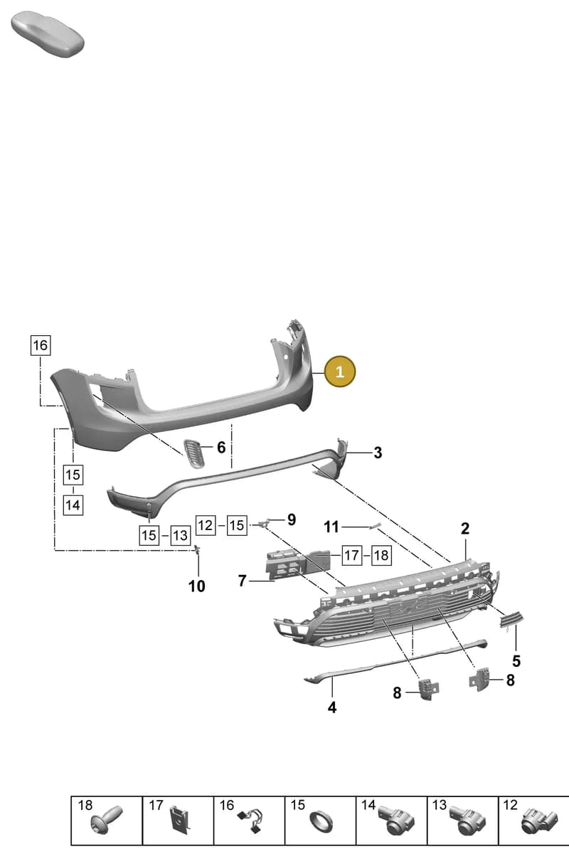 95C807983G — Porsche Macan (2024-2024) diagram p61802510, position 1