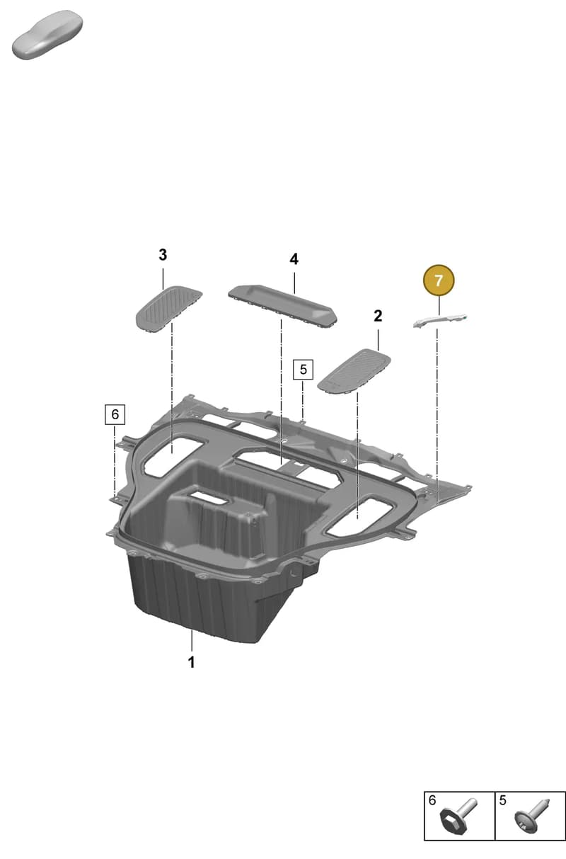95C815361 — Porsche Macan (2024-2024) diagram p61801130, position 7