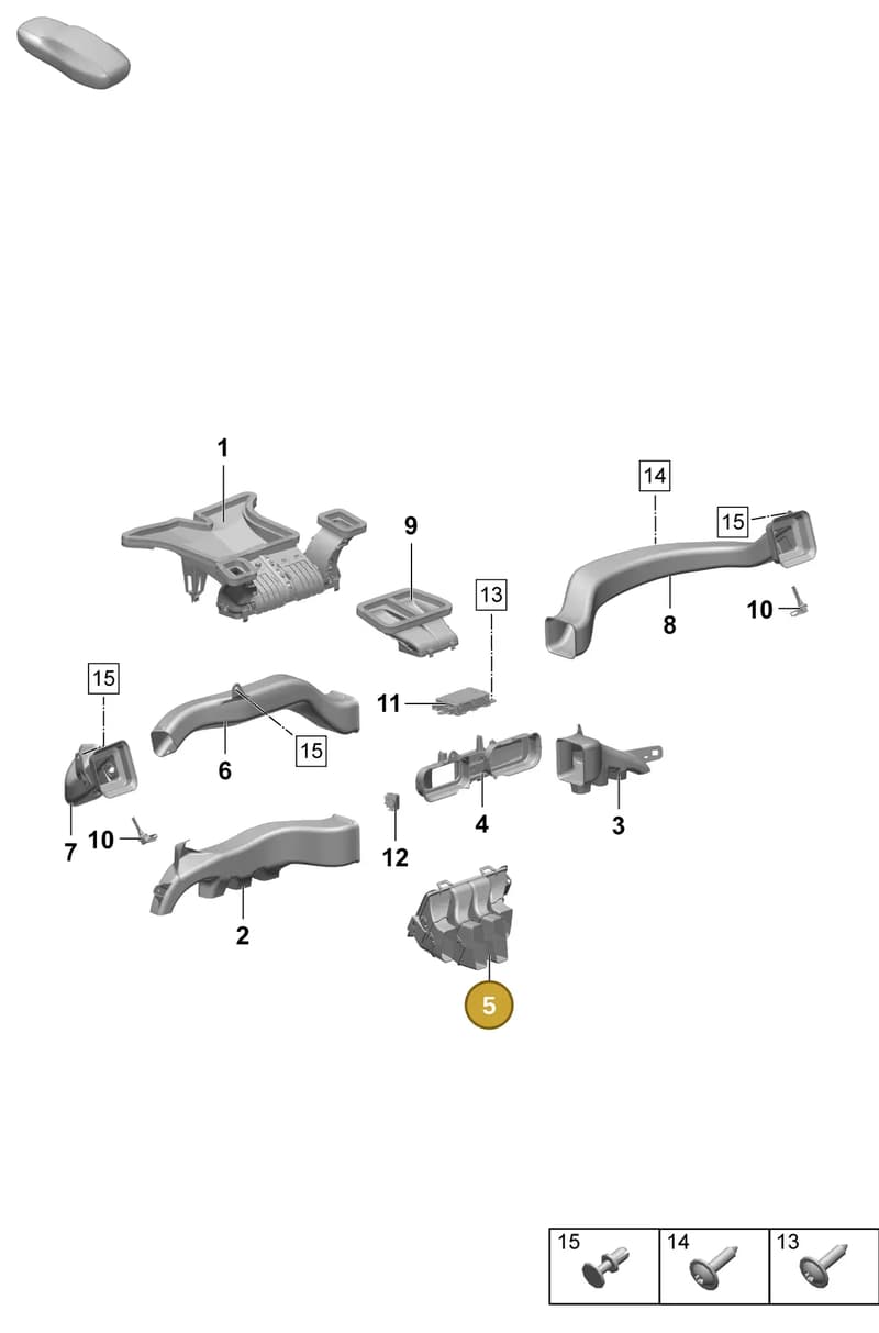 95C819513 — Porsche Macan (2024-2024) diagram p61813100, position 5