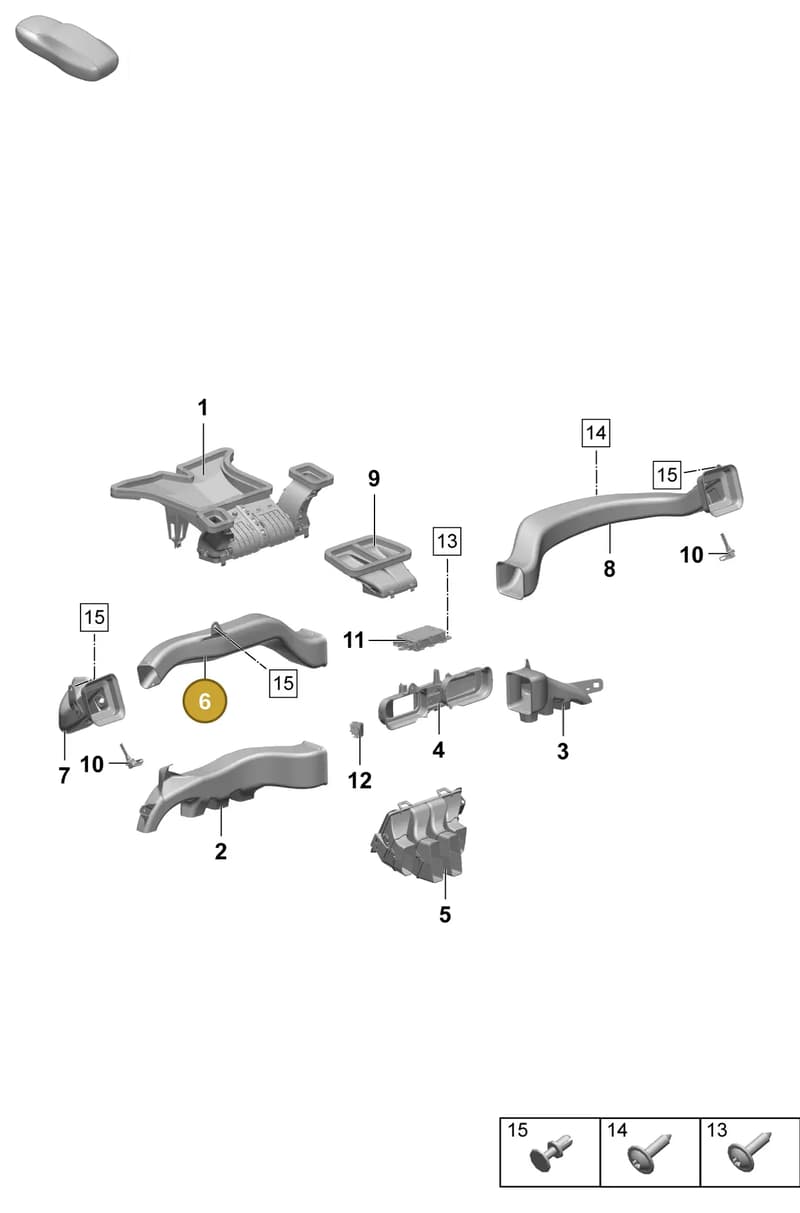 95C819655A — Porsche Macan (2024-2024) diagram p61813100, position 6